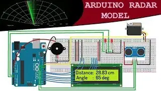 Arduino RADAR Model for Distance & Angle Finding using Ultrasonic Sensor