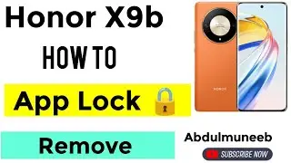 How to App Lock remove on honor x9b #honorx9b #AppLockremove