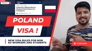 Poland Visa New Update ! New Visa Rules ?  Poland Work Permit Visa 2024 | Poland Student Visa update