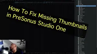 How To Fix Missing Plugin Thumbnails In PreSonus Studio One