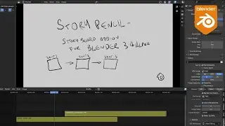 Blender 3.4 Alpha - Story Pencil demonstration