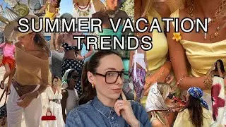 SUMMER 2025 FASHION TRENDS | what to wear this summer *Pinterest inspired wearable vacation outfits*