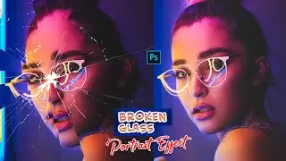 Broken Glass | PSD Free Download | Glass Effect Photoshop | photoshop Tutorials You tube // 2024 //