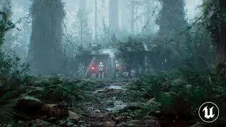 Endor Bunker Star Wars Scene (Unreal Engine 5.5)