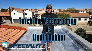 Torch On Waterproofing vs Liquid Rubber Paint on Flat Concrete Roof in Pretoria East