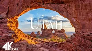 FLYING OVER UTAH (4K UHD) - Relaxing Music Along With Beautiful Nature Videos(4K Video Ultra )