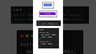 Max Width vs Fixed Width in HTML CSS