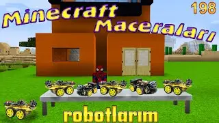 ÖRÜMCEK BEBEĞİN ROBOTLARI - Minecraft Maceraları 198. Bölüm