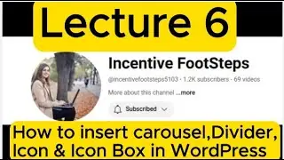 How to insert divider, icon, icon box, carousel in WordPress