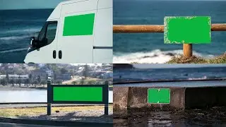 Public Sign Boards Green Screen | Graphics & Animation