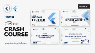 1.1 - Flutter Crash Course for beginners - Master Flutter in 25 Videos