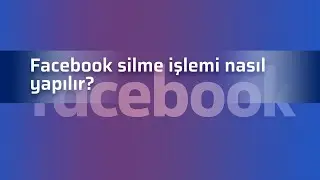 Telefondan Facebook Hesabını Tamamen Silmek veya Dondurmak!!!