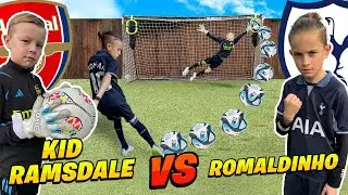 ROMAN VS ARSENAL'S WONDERKID KEEPER - EPIC SHOOTING BATTLE