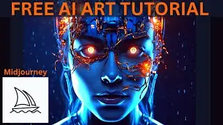 FREE AI ART TUTORIAL - Using Midjourney to create AI Art for free!