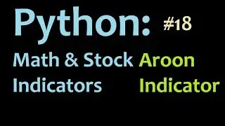 Python: Graphing The Aroon Indicator in Matplotlib - Mathematics and stock indicators 18