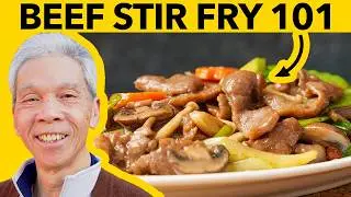 🥩 How a Chinese chef makes Beef with Oyster Sauce! (蠔油牛肉)