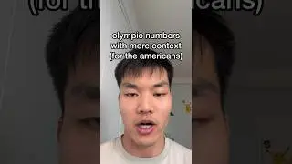 olympic numbers with more context (for the americans)