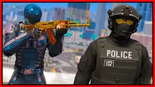 GTA 5 RP - Super Soldier Hitman Hunts Cops