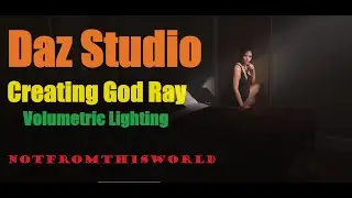 Daz Studio: Creating Volumetric Lighting (God Rays)