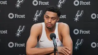 2023-24 San Antonio Spurs Season | Keldon Johnsons Post-Game Interview 1.2.2024