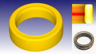 Gear Blank Ring Rolling Simulation