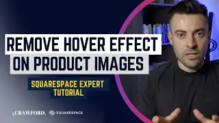 Remove Product Image Hover Effect on Squarespace [Simple E-commerce Code]