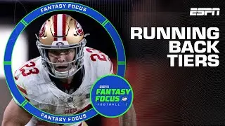 Field Yates 2024 Running Back Tiers & Rankings | Fantasy Focus 🏈