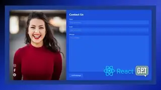 How to Create a Contact Us Page Using React and Tailwind CSS with ChatGPT (No Coding, Easy Tutorial)