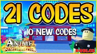 ✅10 NEW CODES✅21 WORKING CODES for 🔥ANIME SIMULATOR🔥  Update 1.5a🔥Roblox 2024 🔥 Codes for Roblox TV