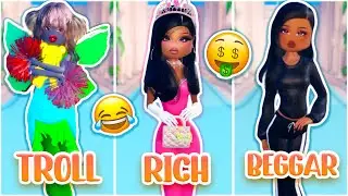 10 TYPES OF DRESS TO IMPRESS PLAYERS 😂 (FUNNY TROLLING) | roblox ♡