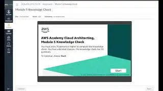 Module 5 Knowledge Check | AWS Academy Cloud Architecting | Adding a Database Layer