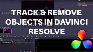 How to Track & Remove Objects in DaVinci Resolve COLOR PAGE