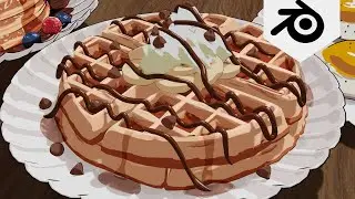 3D Ghibli Inspired Waffles! (tutorial)