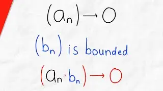 Bounded Sequence and Zero Convergent Sequence Limit Law | Real Analysis Exercises