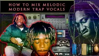 How To Mix Melodic Rap Vocals using Waves Plugins | How To Mix Trap Vocals from SCRATCH in FL Studio