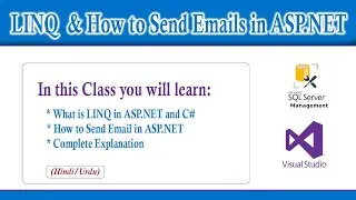 LINQ in ASP.NET | Send Email in C# and ASP.NET | how to send email in asp.net | Hindi/Urdu | C#.NET