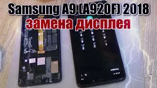 Samsung A9 2018 A920F замена дисплея с рамкой