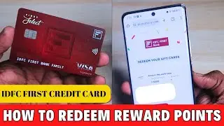 How to redeem reward points on IDFC First Select Credit Card | IDFC Credit Card Reward Redemption