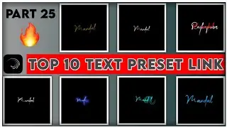 New Trending Text Preset Alight Motion | Alight Motion Text Preset 2021 | Text Animation Preset 2021