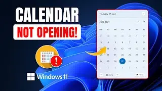 How to Fix Windows 11 Calendar Not Opening on PC | Windows 11 Calendar Not Working