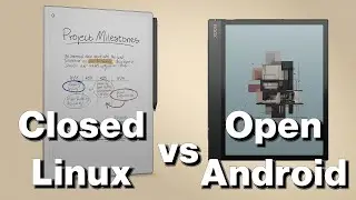 Closed Ecosystem vs Open Android - What's BEST for an E-Ink Tablet?