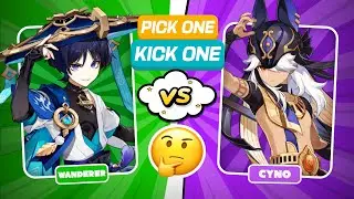 PICK ONE! KICK ONE! GENSHIN CHARACTERS EDITION ⭐️❤️