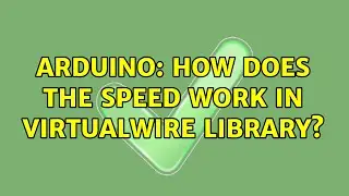 Arduino: How does the speed work in VirtualWire Library?