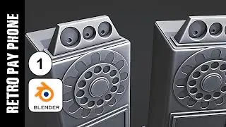 BLENDER: RETRO PAY PHONE MODELING (PART 1)