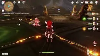 Genshin Impact Connect the three devices near the elevator