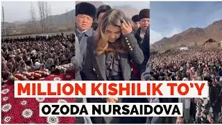 QOYIL OZODA NURSAIDOVA TOJIKISTONDA MILLION KISHILIK TO'YDA XIZMATDA MASHALLOH. EL SUYGAN XONANDA