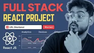 Full Stack React JS Project ( URL Shortener ) - with Tailwind CSS, Supabase, Shadcn UI Tutorial 🔥🔥