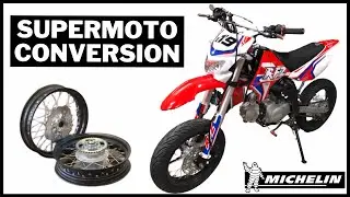 Apollo 125 Supermoto Conversion | Wheel & Tire Setup