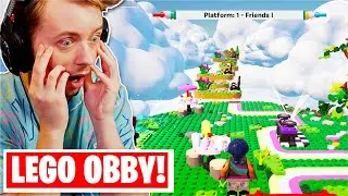 The FIRST ever LEGO Fortnite Deathrun... (Lego Obby Fun)