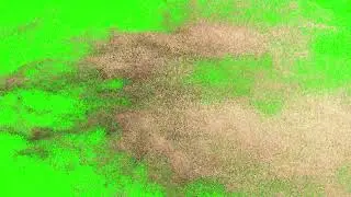 [4K] Sand Storm Overlay / Transition Green Screen